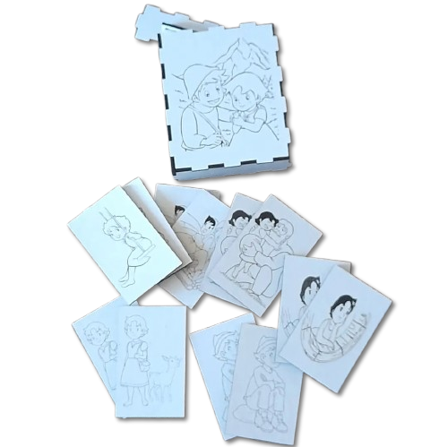 Jogo da memória C/S caixa