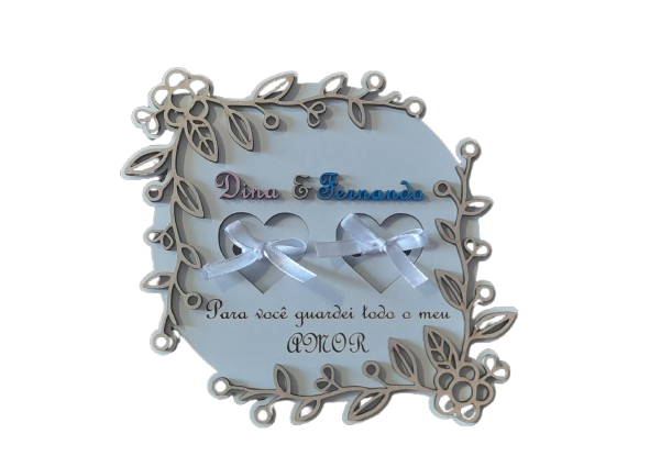 Porta-Alianças Personalizado