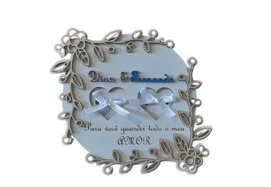 Porta-Alianças Personalizado