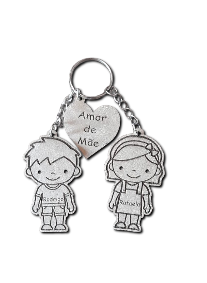 Porta-Chaves Casal Personalizável