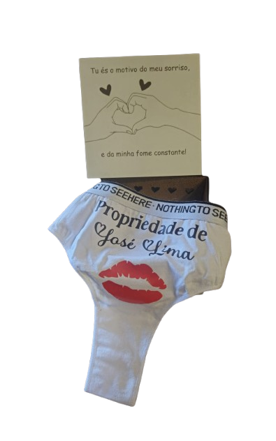 Roupa Intima persolanizada