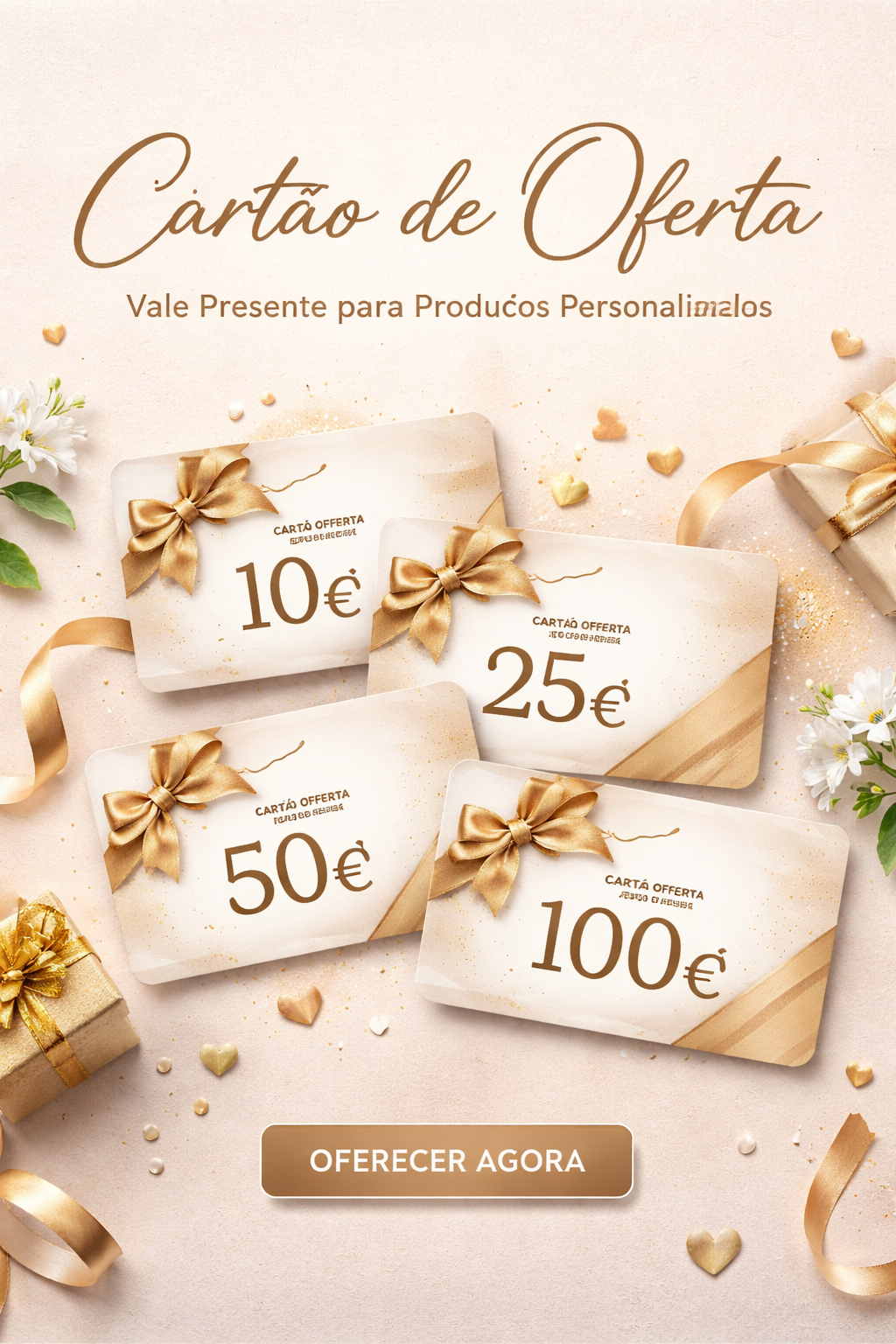 Cartão de Oferta – Presente Personalizado à Sua Medida