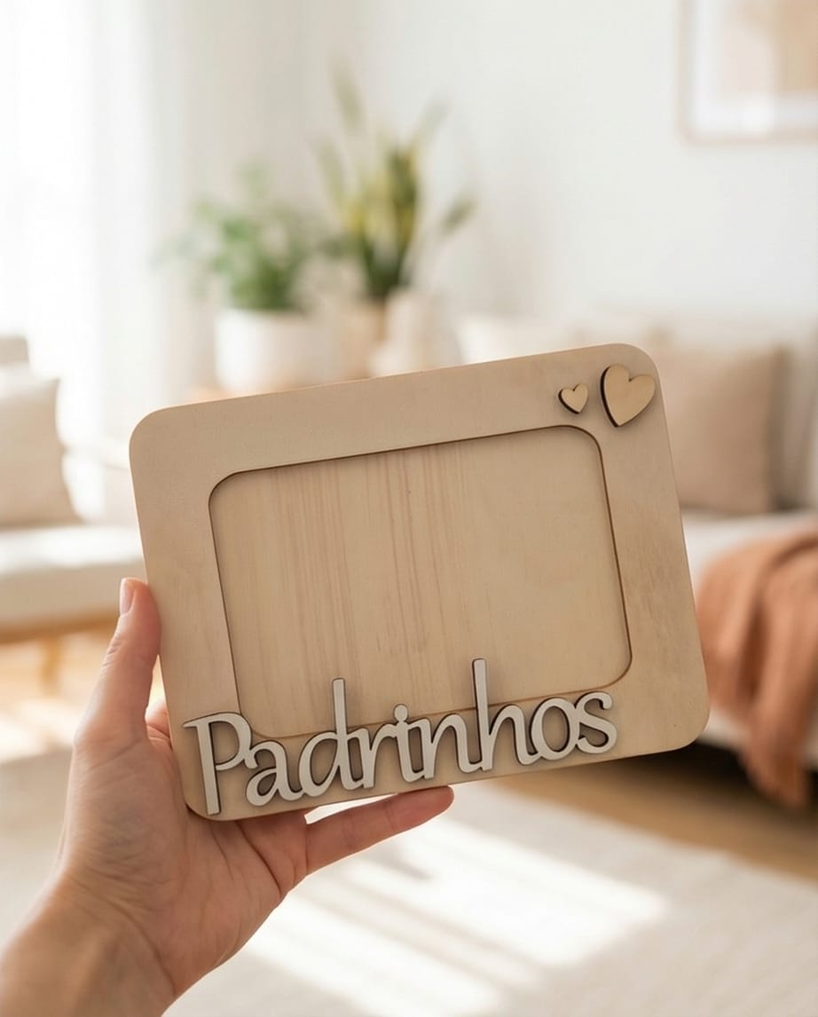 Moldura Personalizada para Padrinhos 10x15