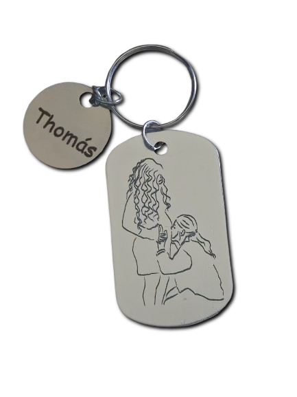 Porta-Chaves em Aço Inox