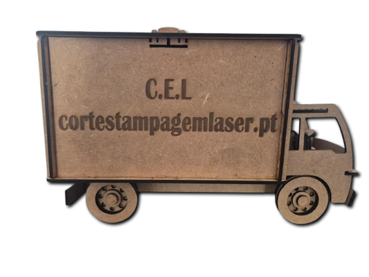 Camião Puzzle em MDF