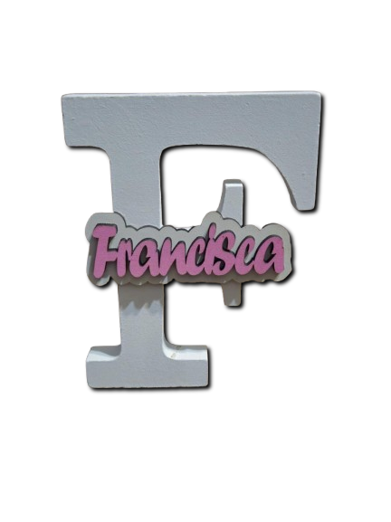 Letras + nome decorativo