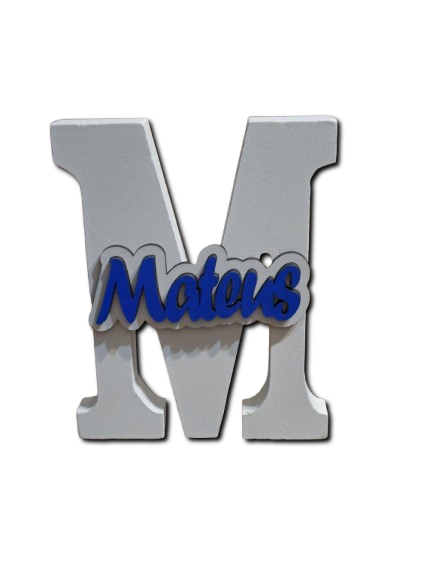 Letras + nome decorativo