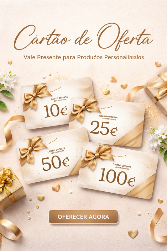 Cartão de Oferta – Presente Personalizado à Sua Medida