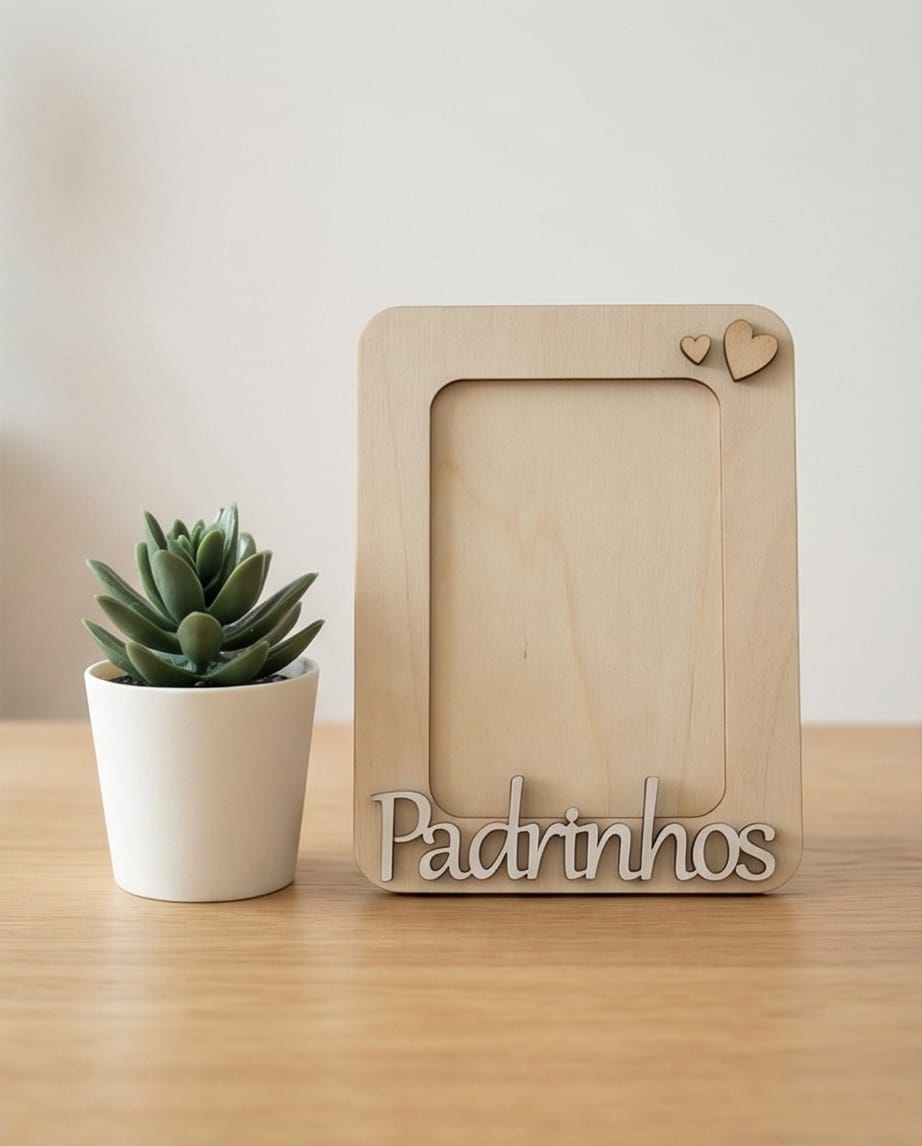 Moldura Personalizada para Padrinhos 10x15