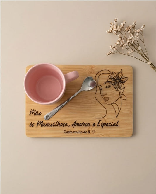 Conjunto Presente para Mãe Personalizado