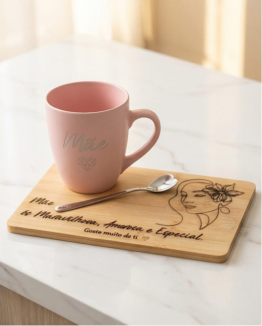 Conjunto Presente para Mãe Personalizado