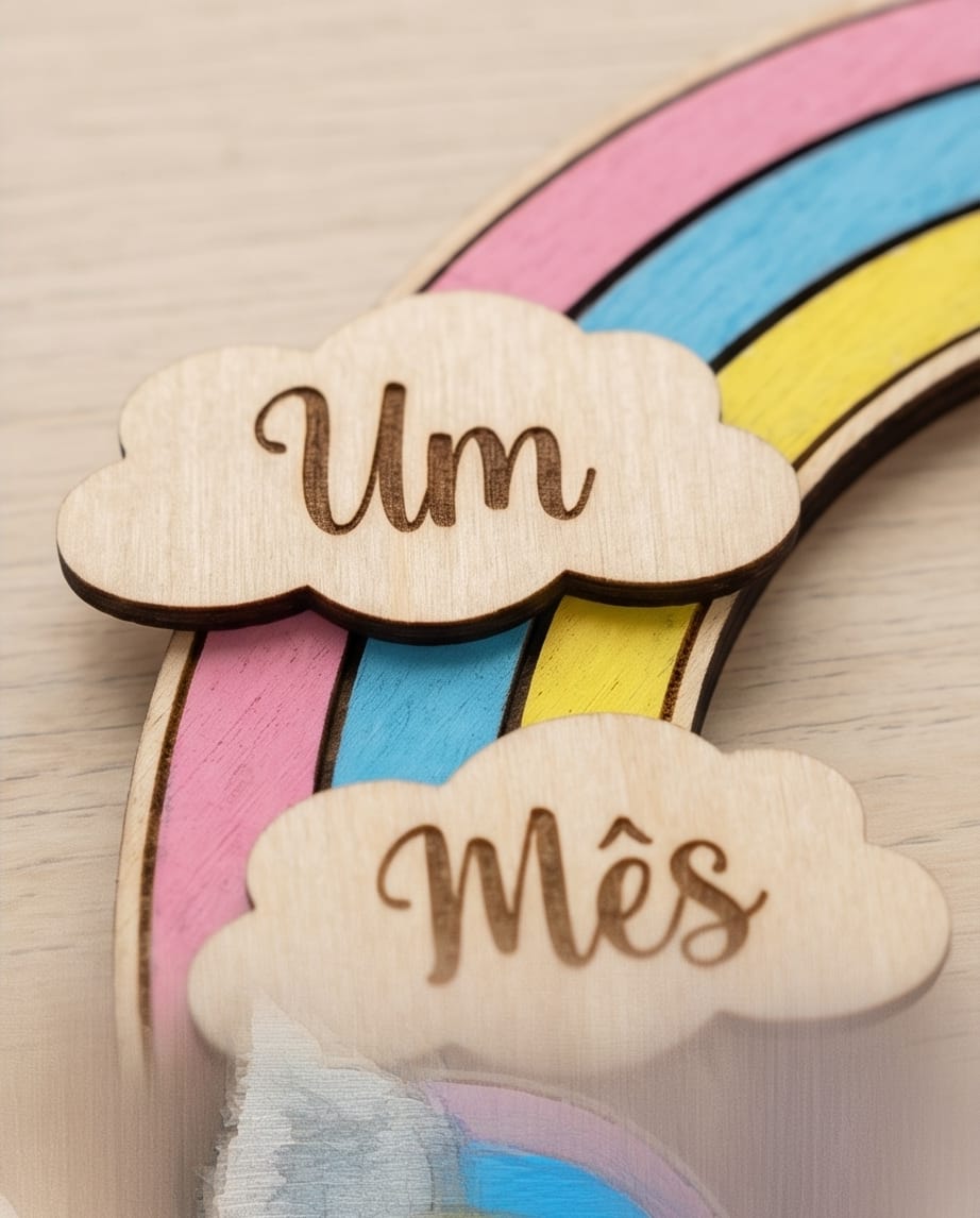 Placa de Mesversário Personalizada