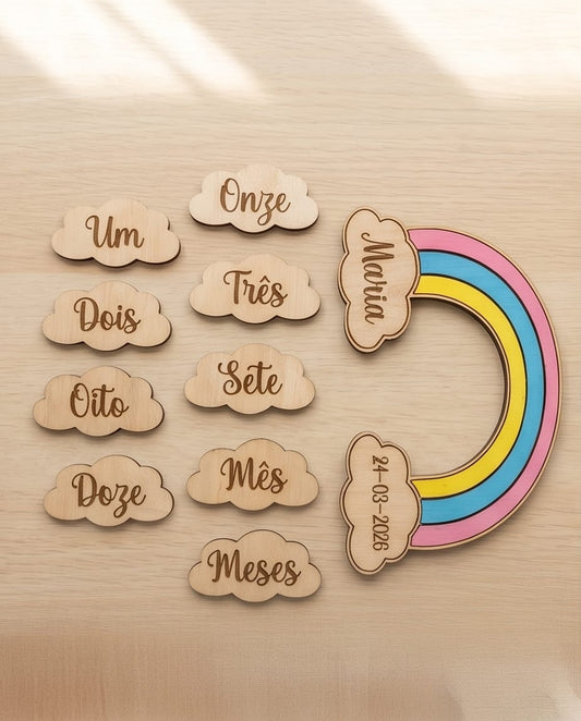 Placa de Mesversário Personalizada