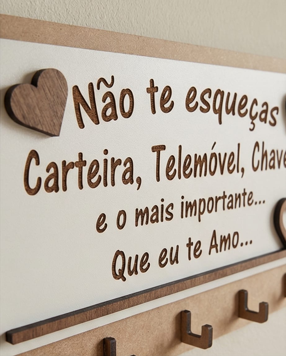 Chaveiro de Parede Personalizado