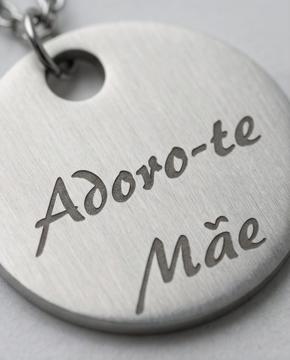Colar Personalizável em Aço Inoxidável