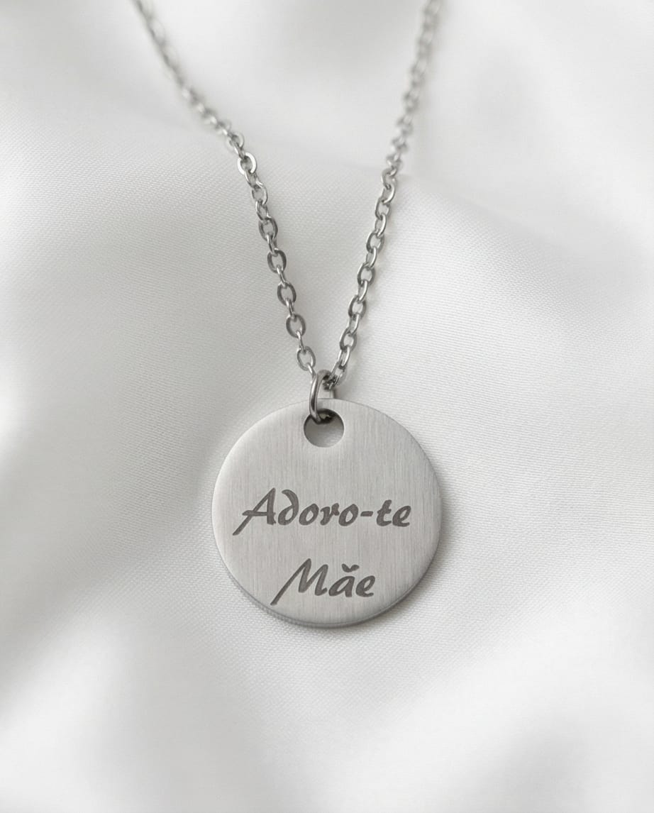 Colar Personalizável em Aço Inoxidável
